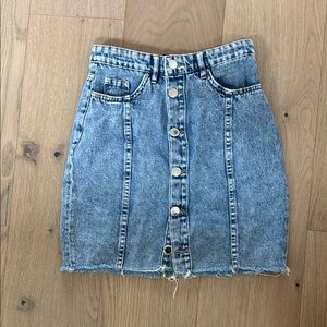 Divided Blue Mini Pencil Skirt Casual